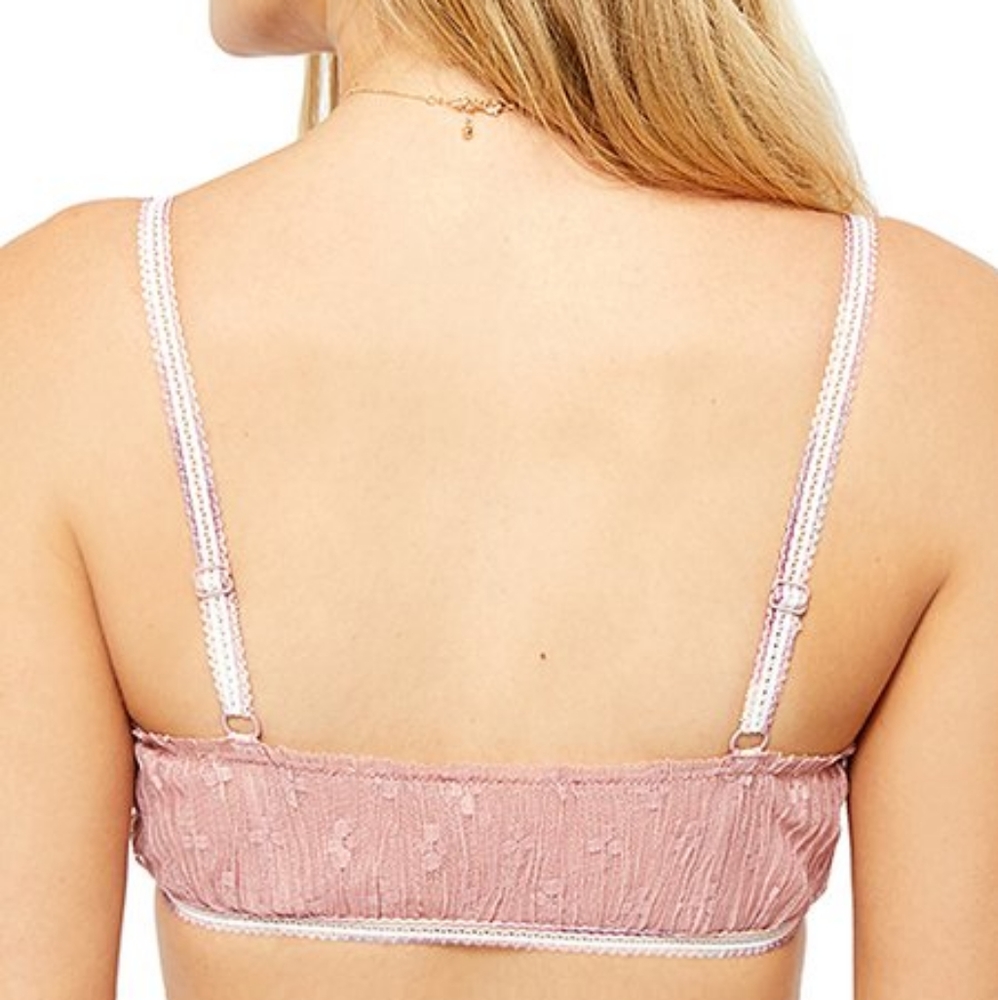 Free People Gabriella Lace Bralette Pixie Nude - Picture 2 of 12